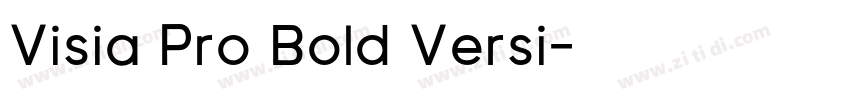 Visia Pro Bold Versi字体转换 Visia Pro Bold Versi字体转换